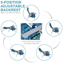 Costway backpack beach chairs backrest adjustable view for personalized comfort