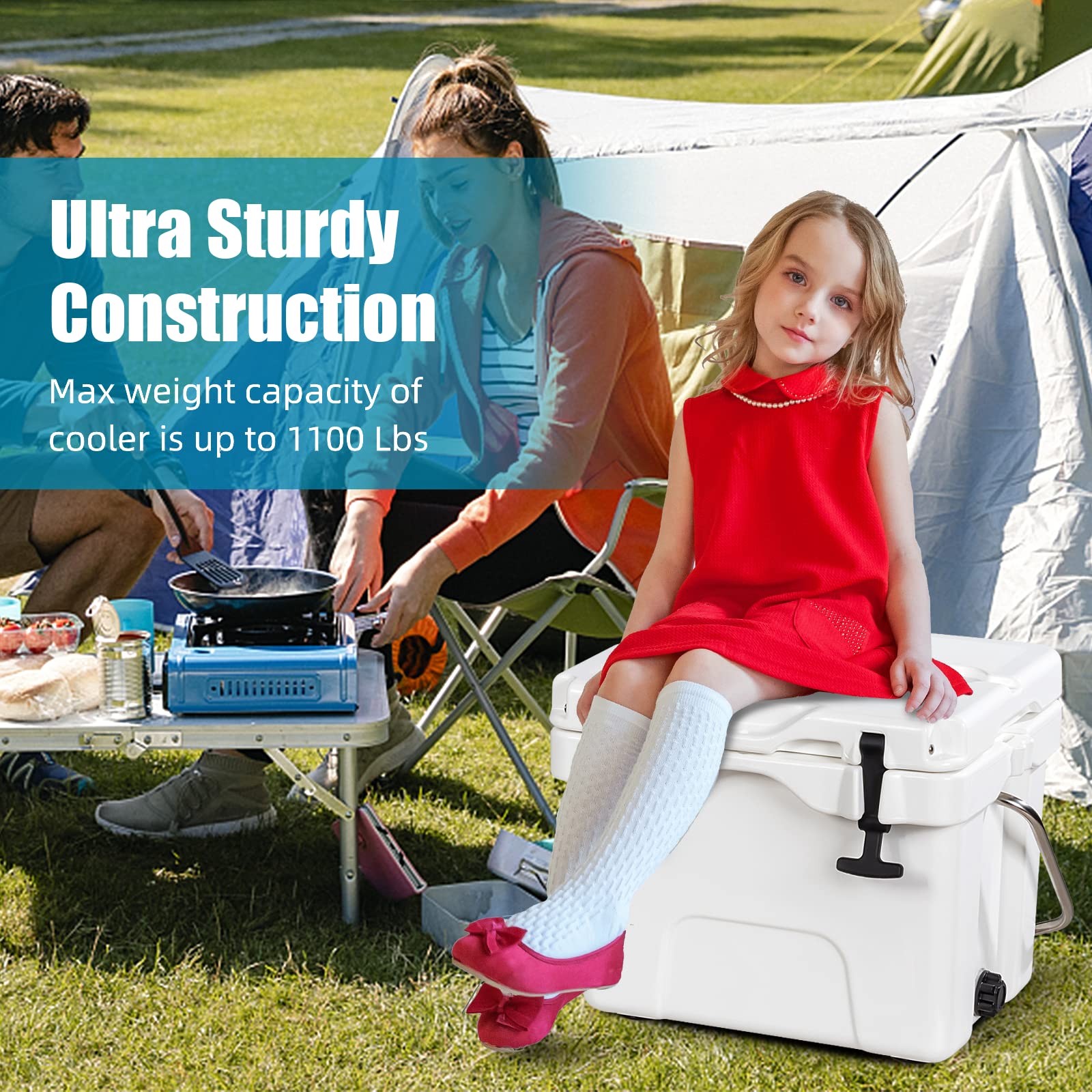 CostWay bottom drain plug for easy water removal after use.