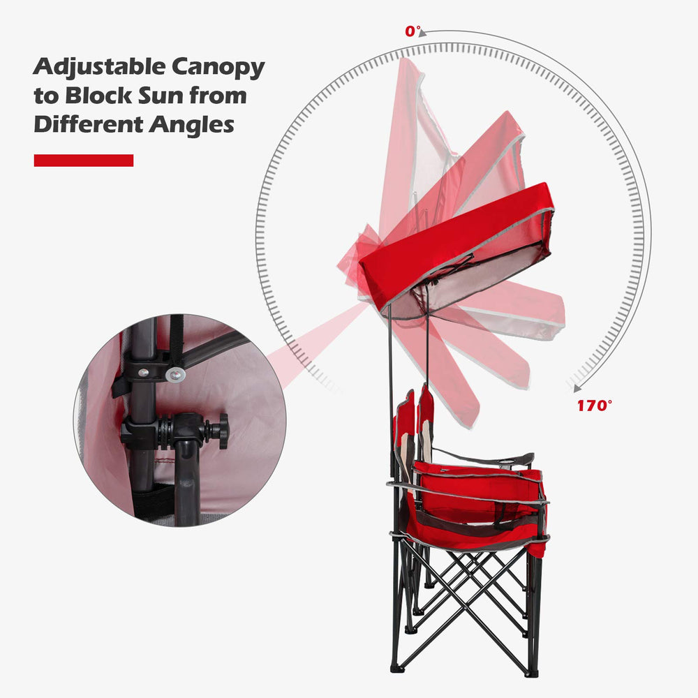 COSTWAY chair folded compact for easy storage
