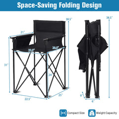 Costway chair with detachable armrests for customizable comfort and space