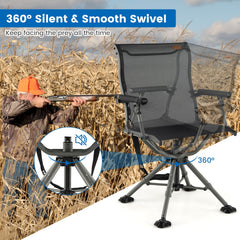 Costway chair features breathable mesh seat for ventilation on warm days