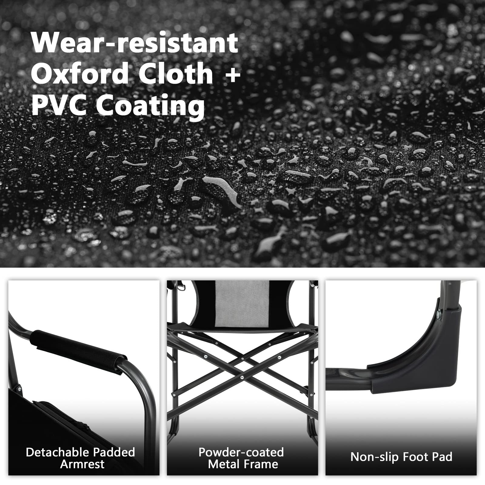 Costway makeup chair on the go for quick grooming outdoors