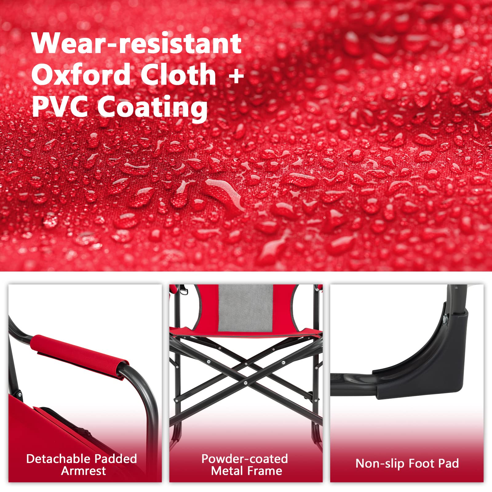 Costway rustproof metal frame withstands outdoor conditions.