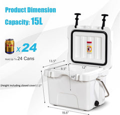 CostWay cooler lid with tight seal keeps contents fresh during travel.