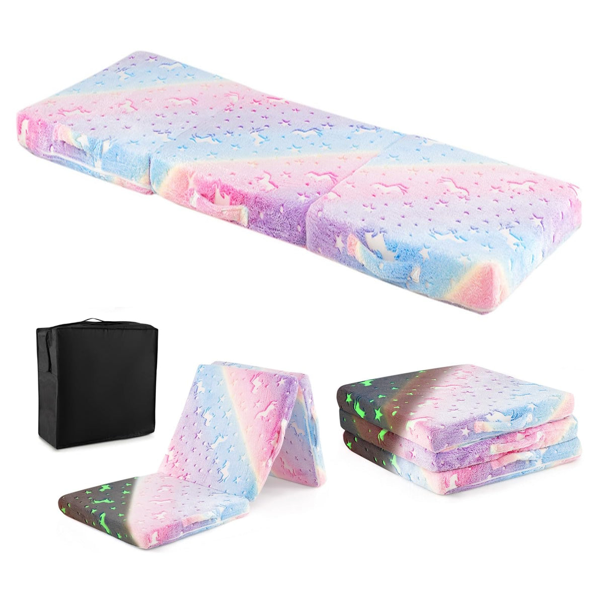 Costzon glow-in-the-dark floor mat for kids with comforting night glow.