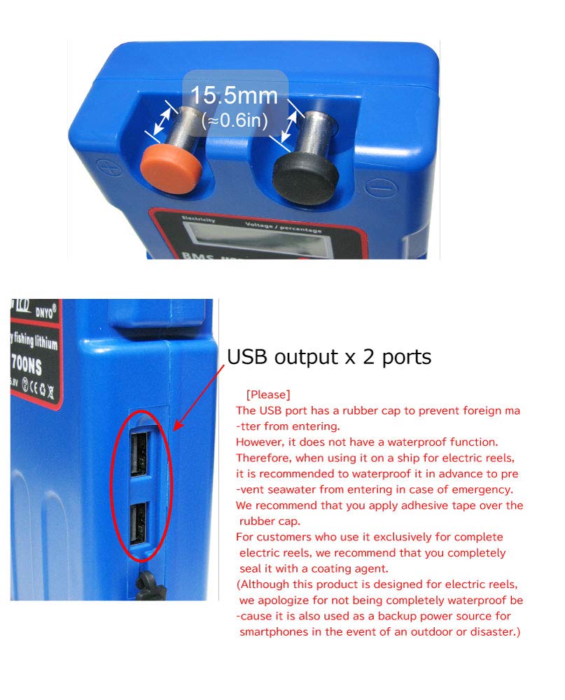 Cotech DN-1700NS on-boat application demonstrates reel compatibility.