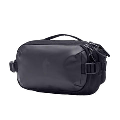 Cotopaxi Allpa X 1.5L hip pack front view for quick on-the-go access.