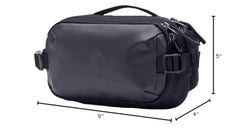 Cotopaxi Allpa X 1.5L hip pack main compartment ready for daily essentials.