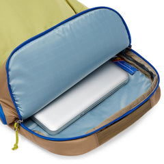 Cotopaxi Chiquillo 30L front pocket detail for quick access and organization.