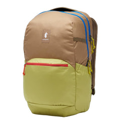 Cotopaxi Chiquillo 30L front view in Everyday Desert / Lemongrass, showcasing daily carry potential.