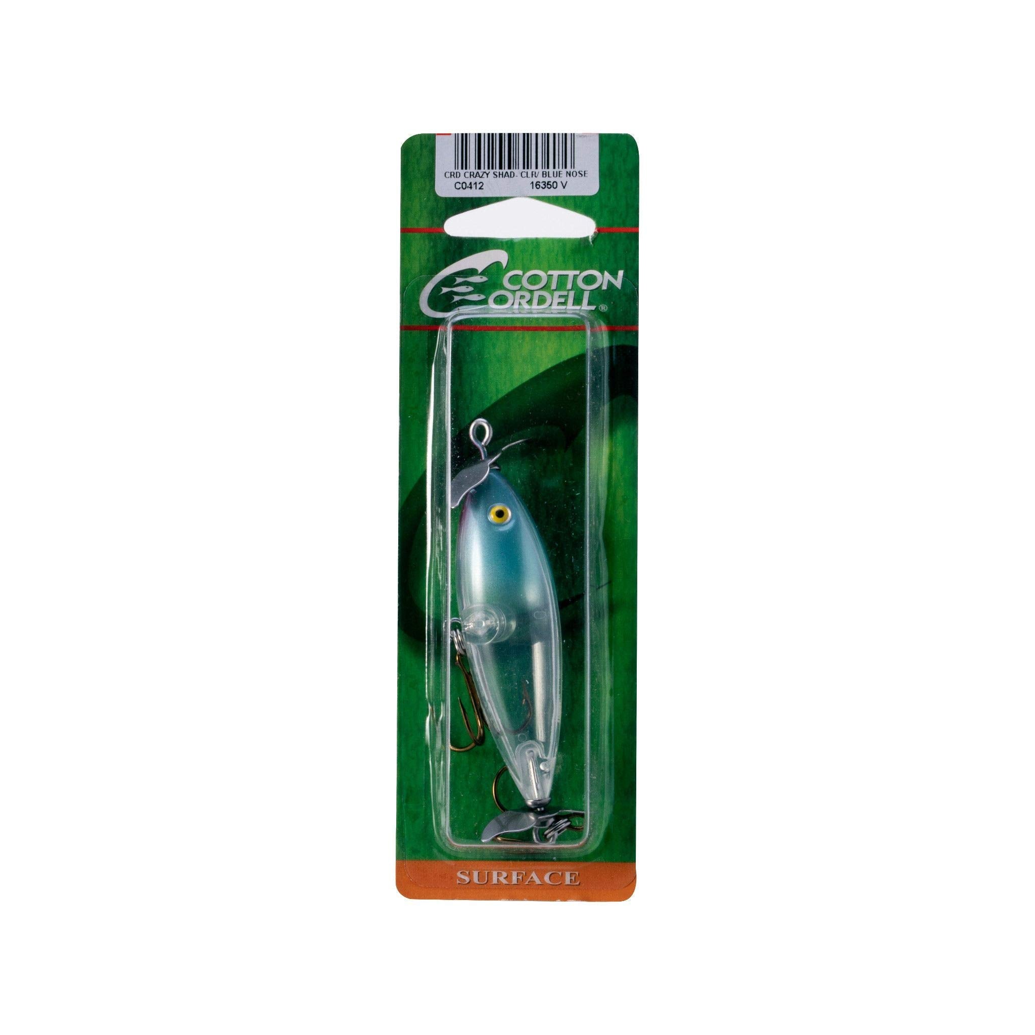 Cotton Cordell Crazy Shad compact design enabling longer, accurate casts