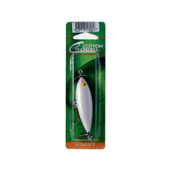 Cotton Cordell Crazy Shad dual spinning blades create dramatic surface chop.
