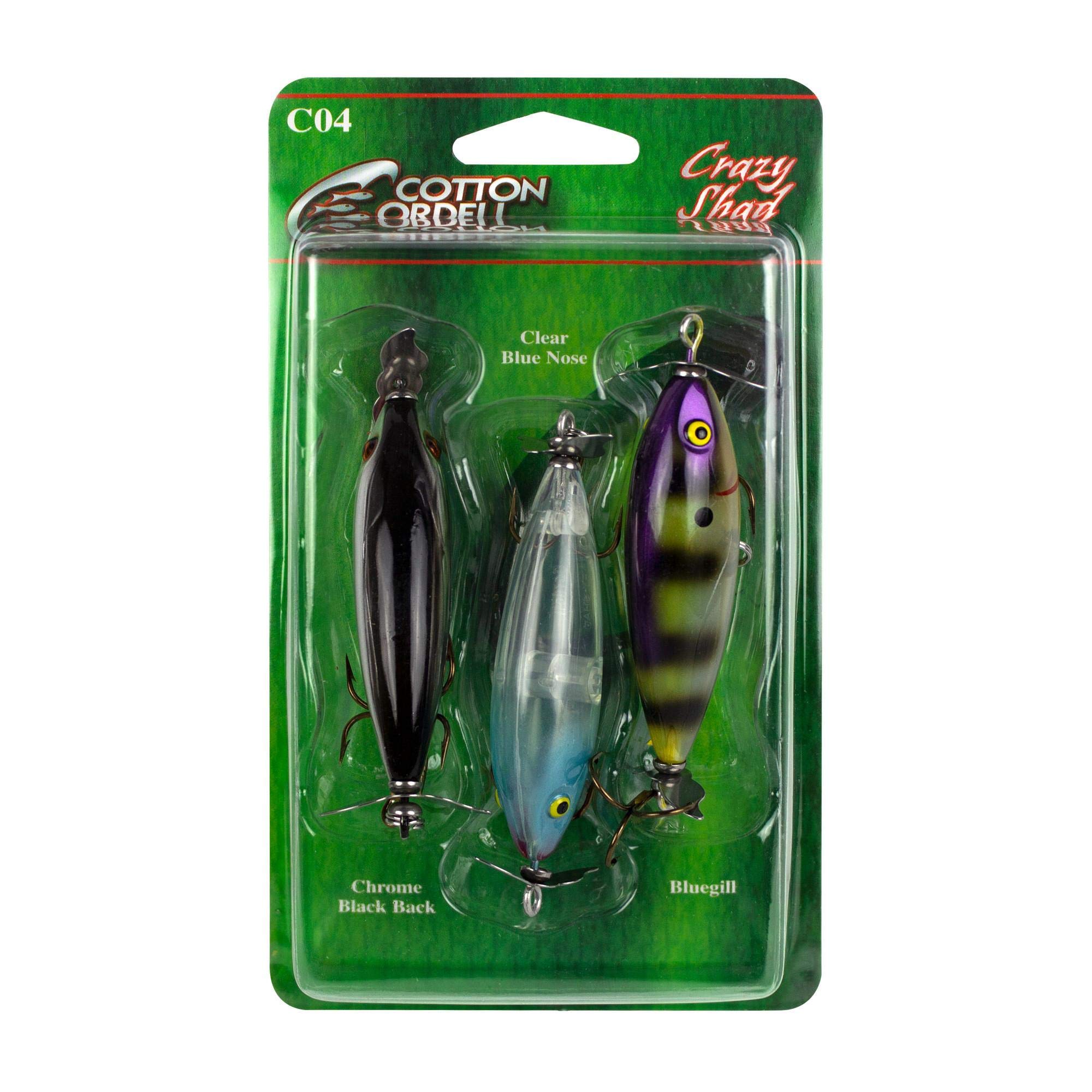 Cotton Cordell Crazy Shad PK3C04-1 multi-color lure ideal for jigging and casting
