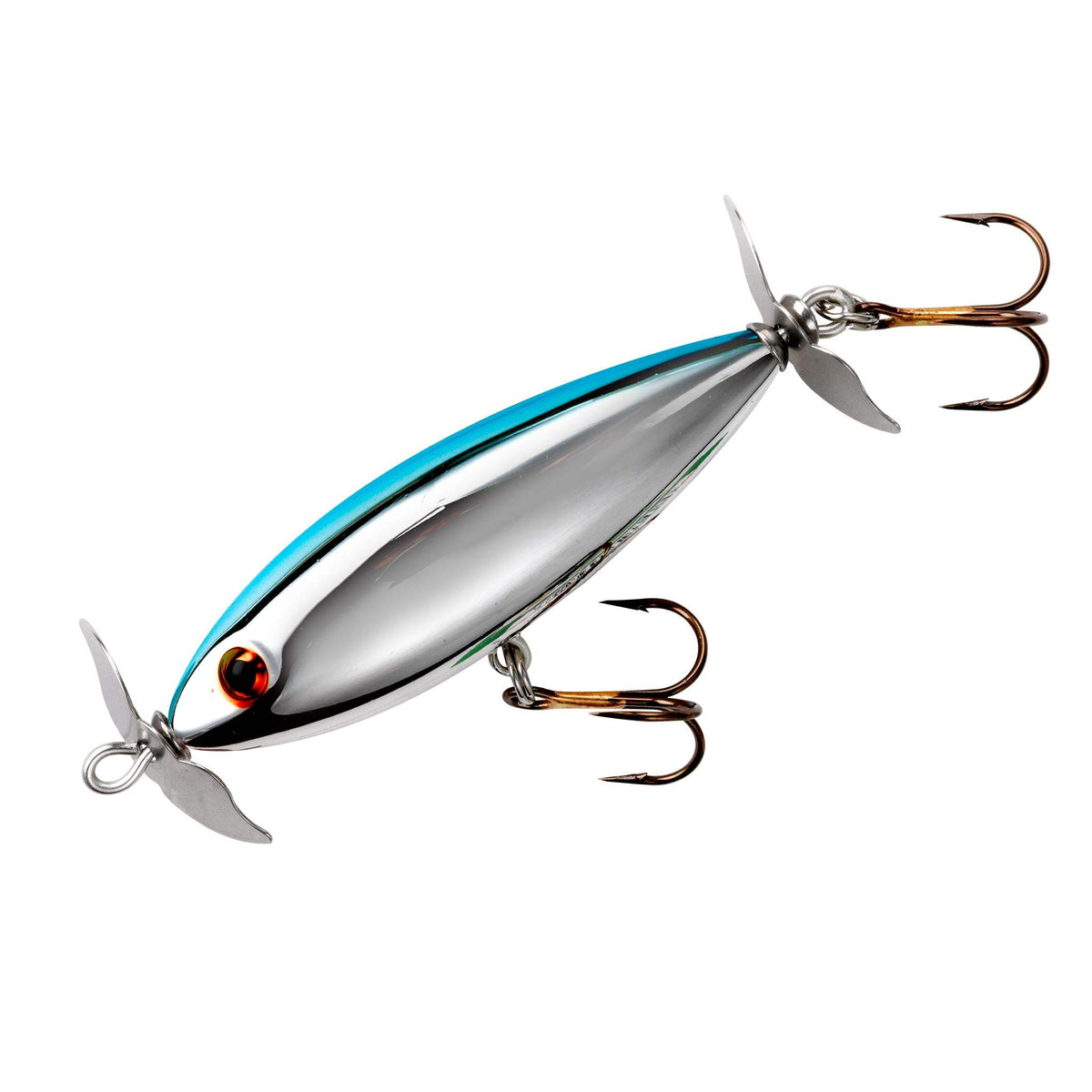 Cotton Cordell Crazy Shad topwater lure with dual blades for surface action.
