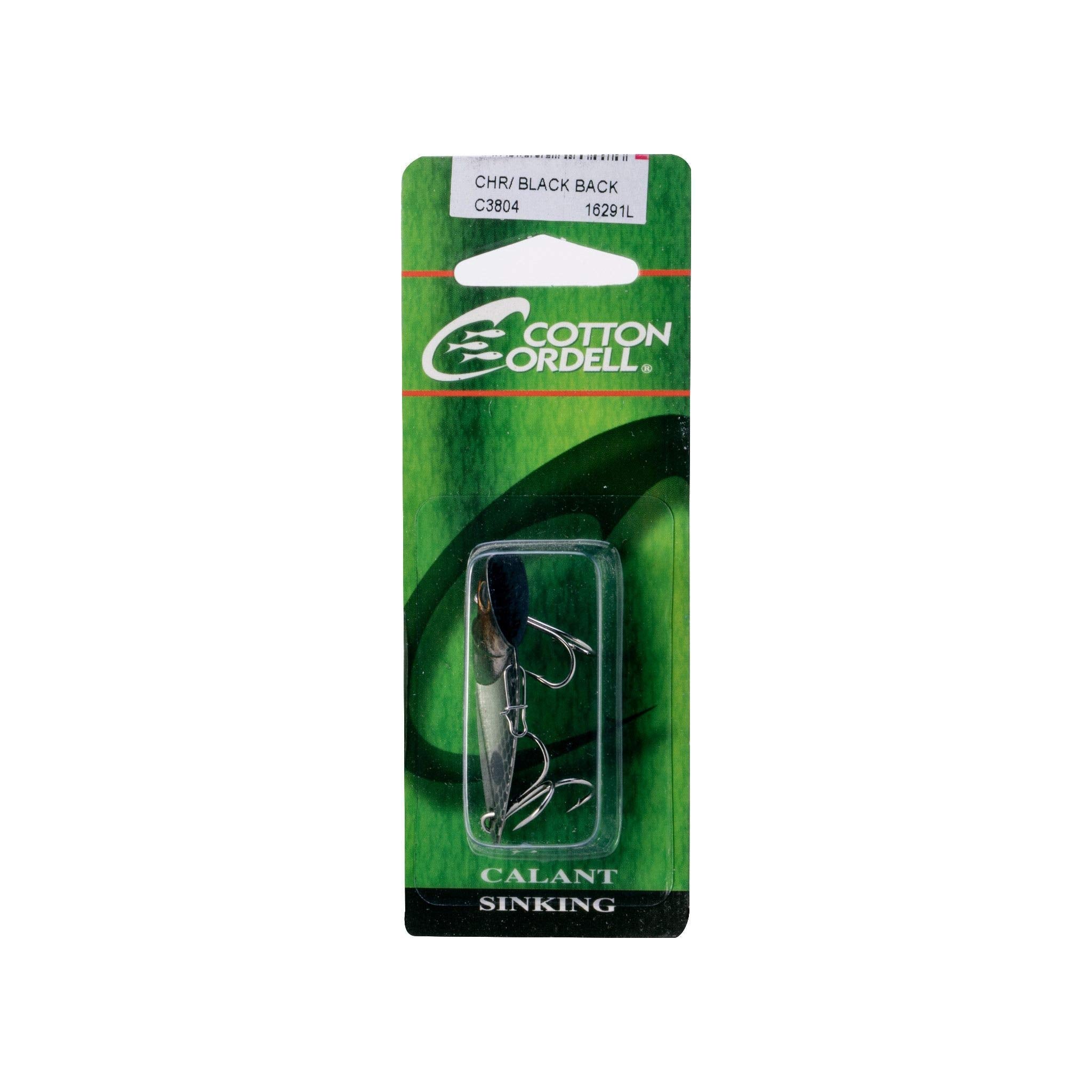 Cotton Cordell Gay Blade chrome-black 2in side view highlights dual line-tie versatility.