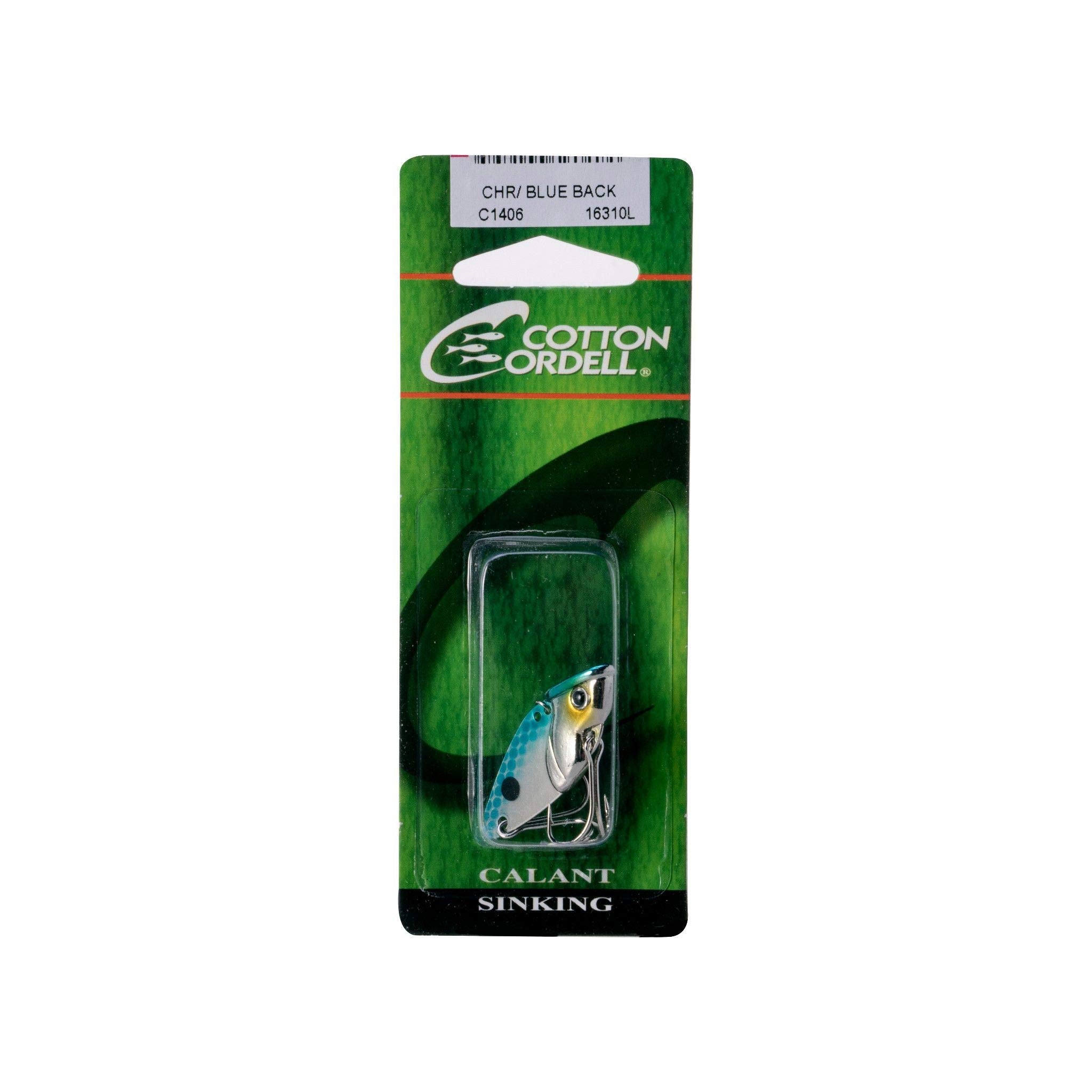 Cotton Cordell Gay Blade chrome blue with pulsating disturbance for panfish.