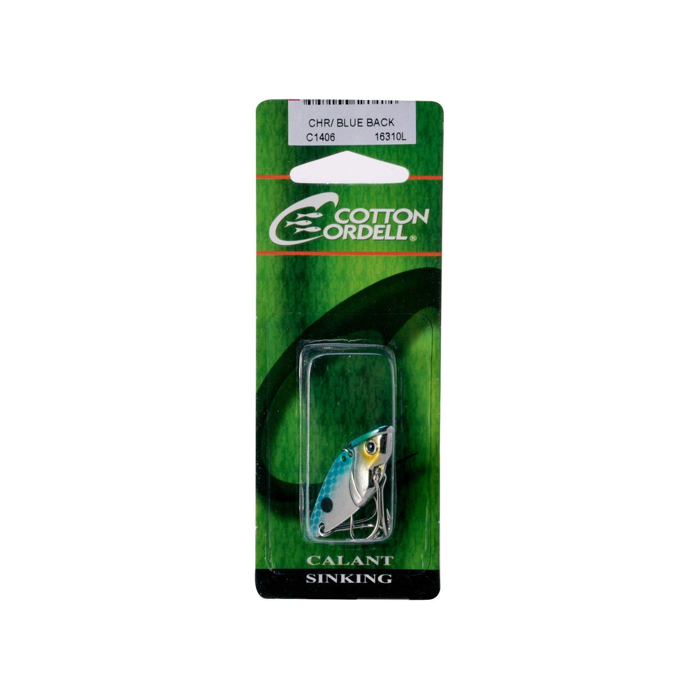 Cotton Cordell Gay Blade chrome blue with pulsating disturbance for panfish.