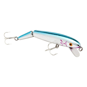 Cotton Cordell Jointed Red Fin with chrome back for topwater action.
