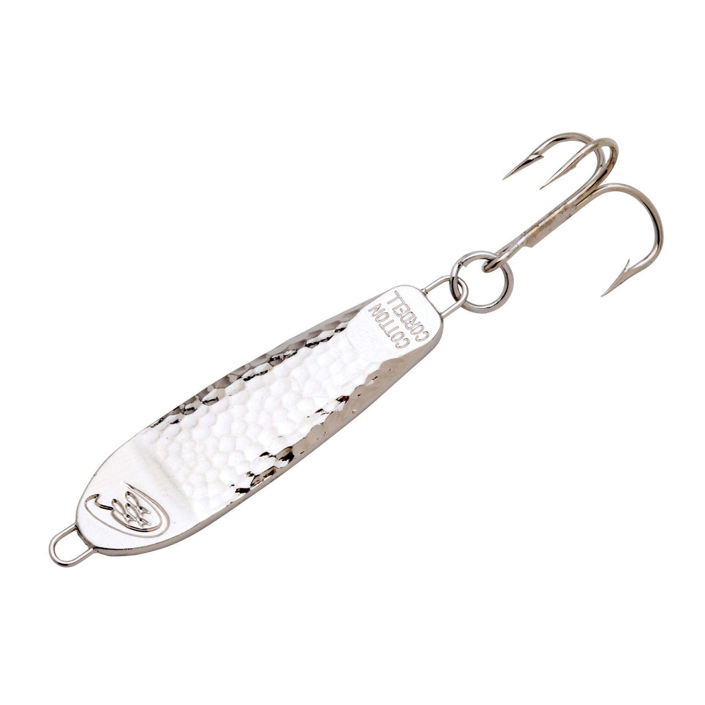 Cotton Cordell CC Spoon Lure chrome creates lifelike flash to attract bass and walleye
