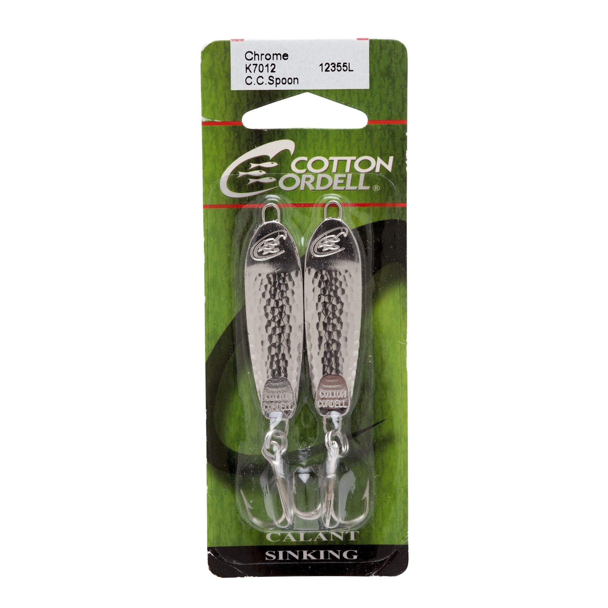 Cotton Cordell CC Spoon Lure chrome showcases flutter action imitating wounded baitfish