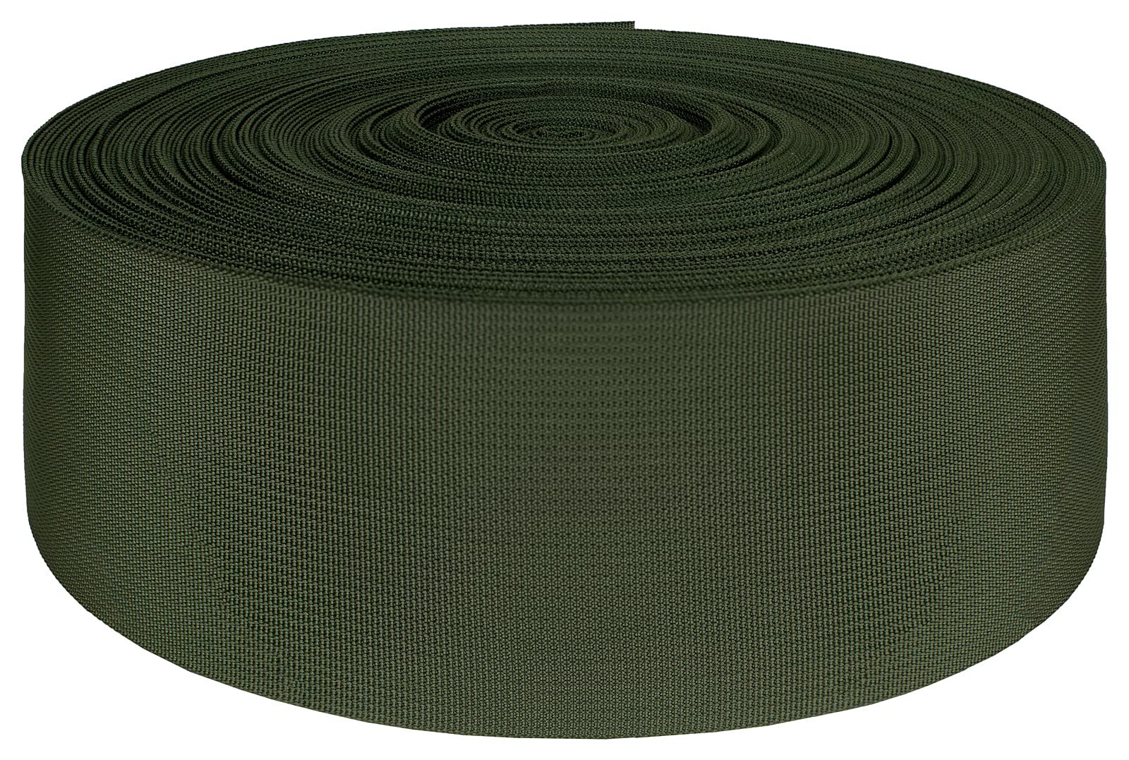 Country Brook Design berry-compliant camo green webbing, lightweight yet strong for belts and gear.