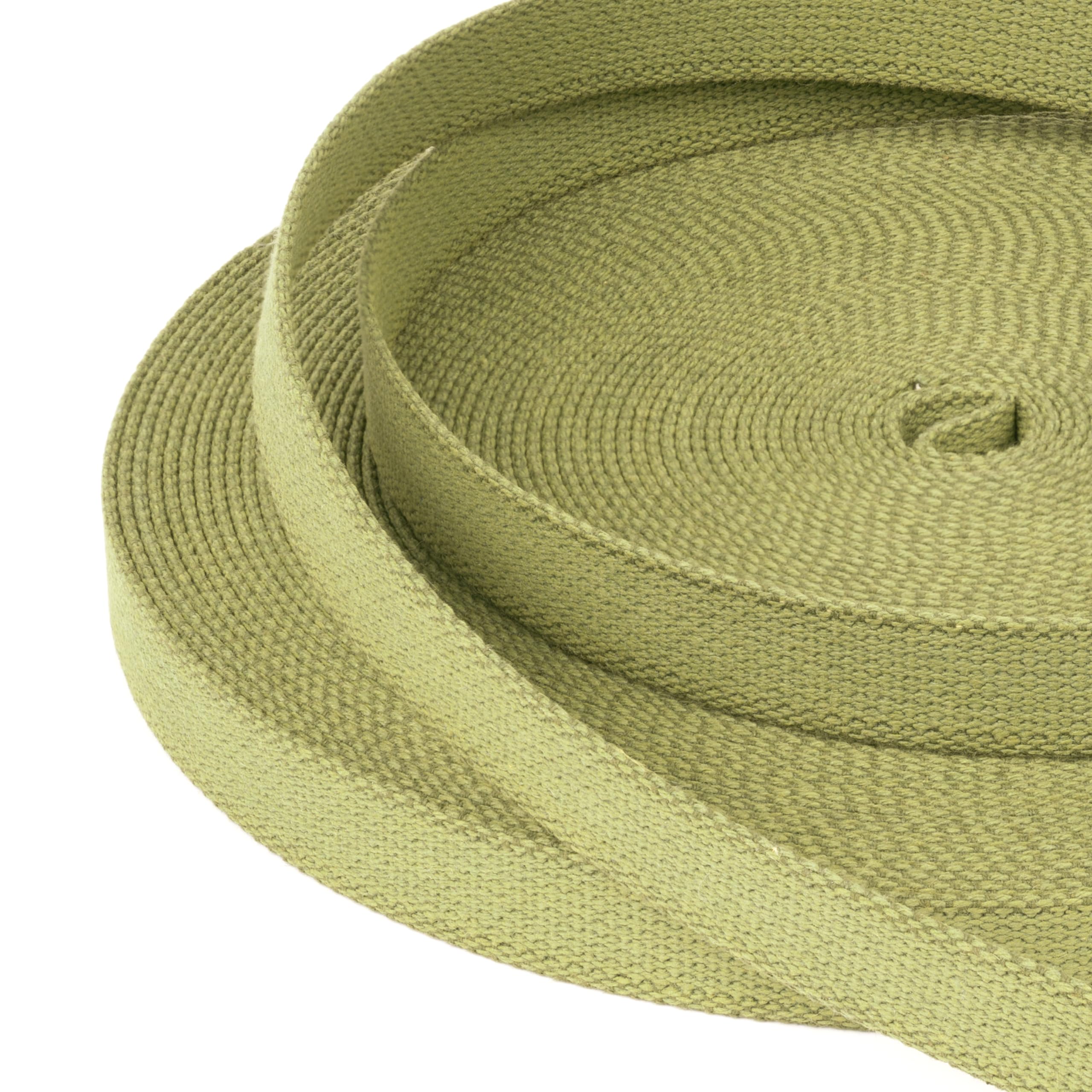 Country Brook Design berry-compliant USA-made olive-green webbing suitable for durable DIY gear.