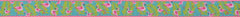 Country Brook Design flamingos ribbon on pink nylon webbing close-up shows vibrant color.