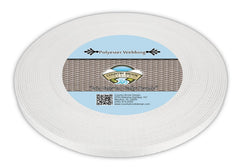 Country Brook Design half-inch heat-set polyester webbing spool ready for sublimation