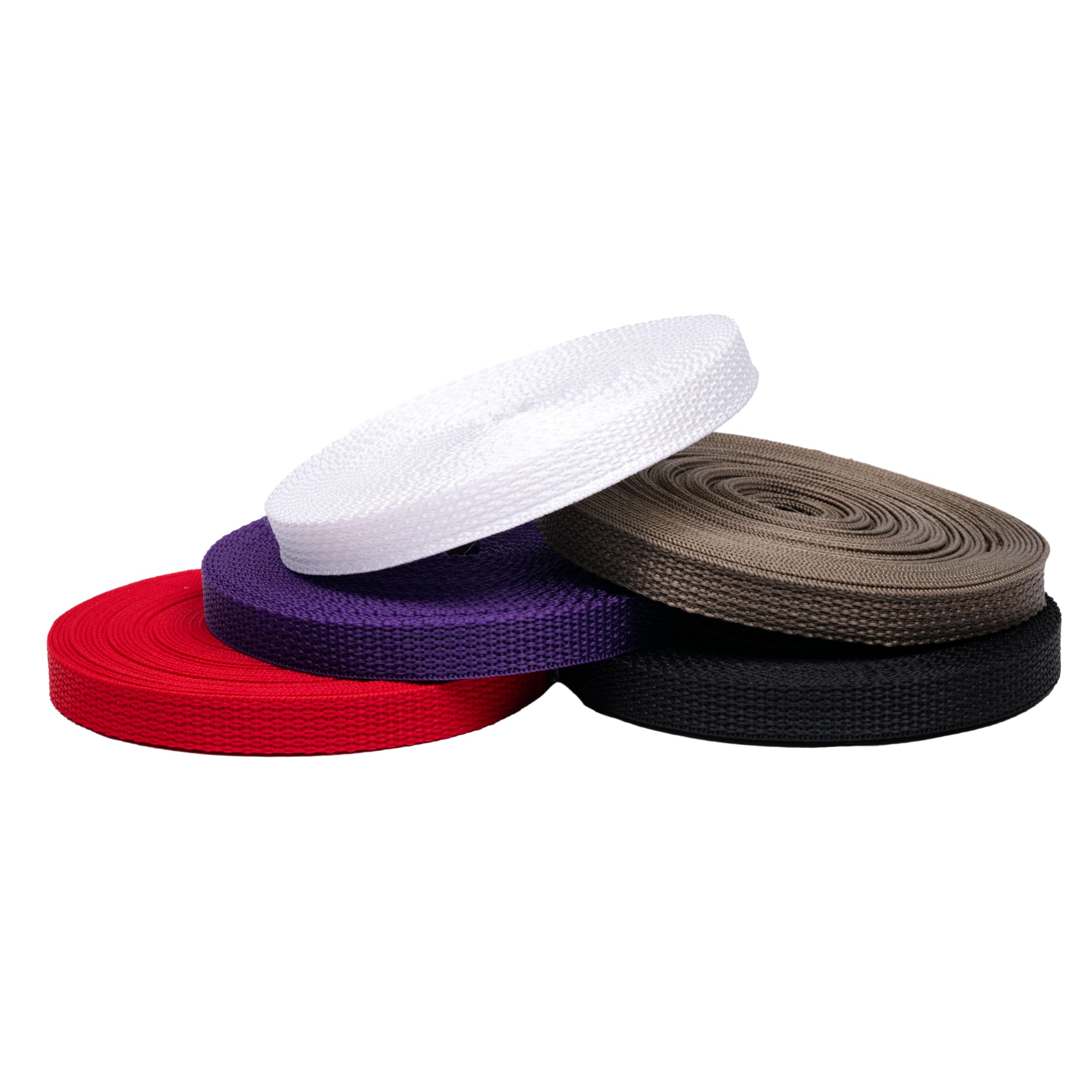 Country Brook Design half-inch red polypro webbing for durable bag straps