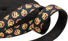 Rolled Happy Jack on black webbing, ready for quick crafting with sturdy material