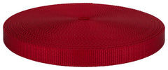 Country Brook Design 5/8 red nylon webbing for durable straps and slings