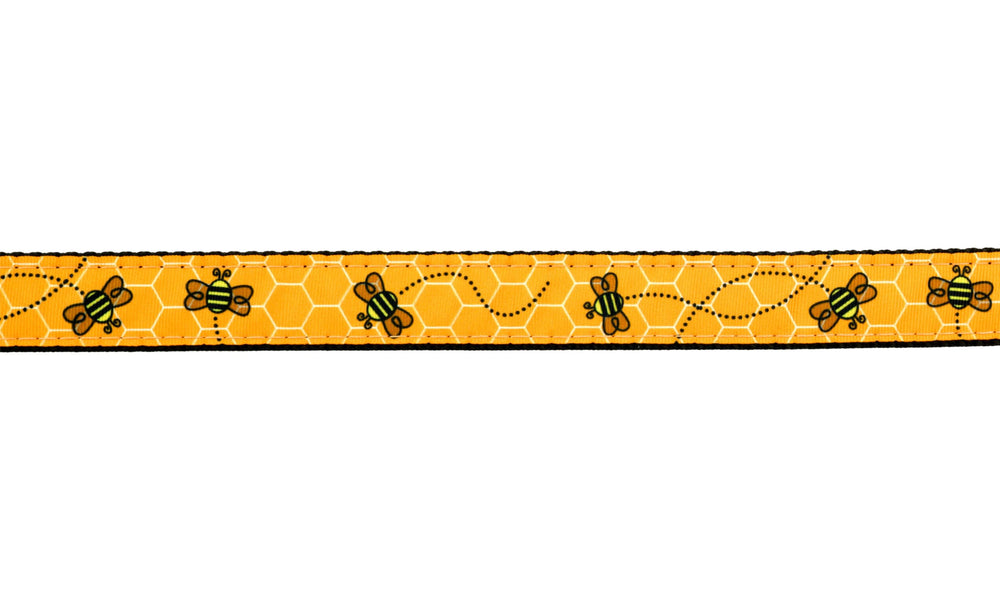 Country Brook Design closeup of polyester ribbon sewn onto nylon webbing