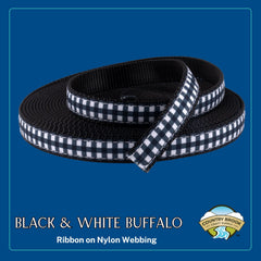 Country Brook Design silky ribbon on webbing detail emphasizes soft touch with strength.