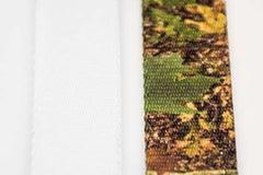 Country Brook Design close-up of smooth-weave polyester webbing showing soft touch and durability.