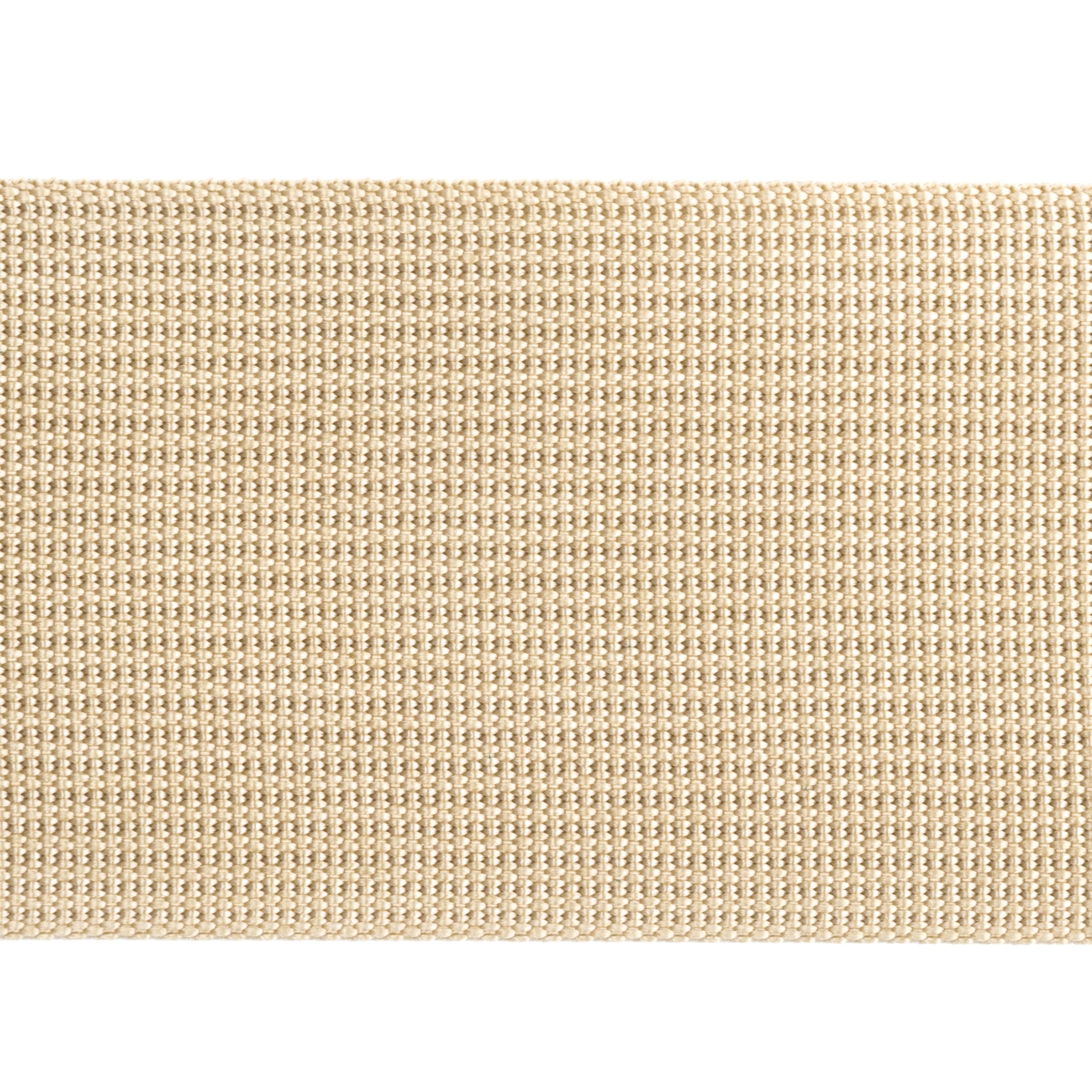 Country Brook Design close-up of soft, flexible nylon weave in coyote tan for comfortable wear