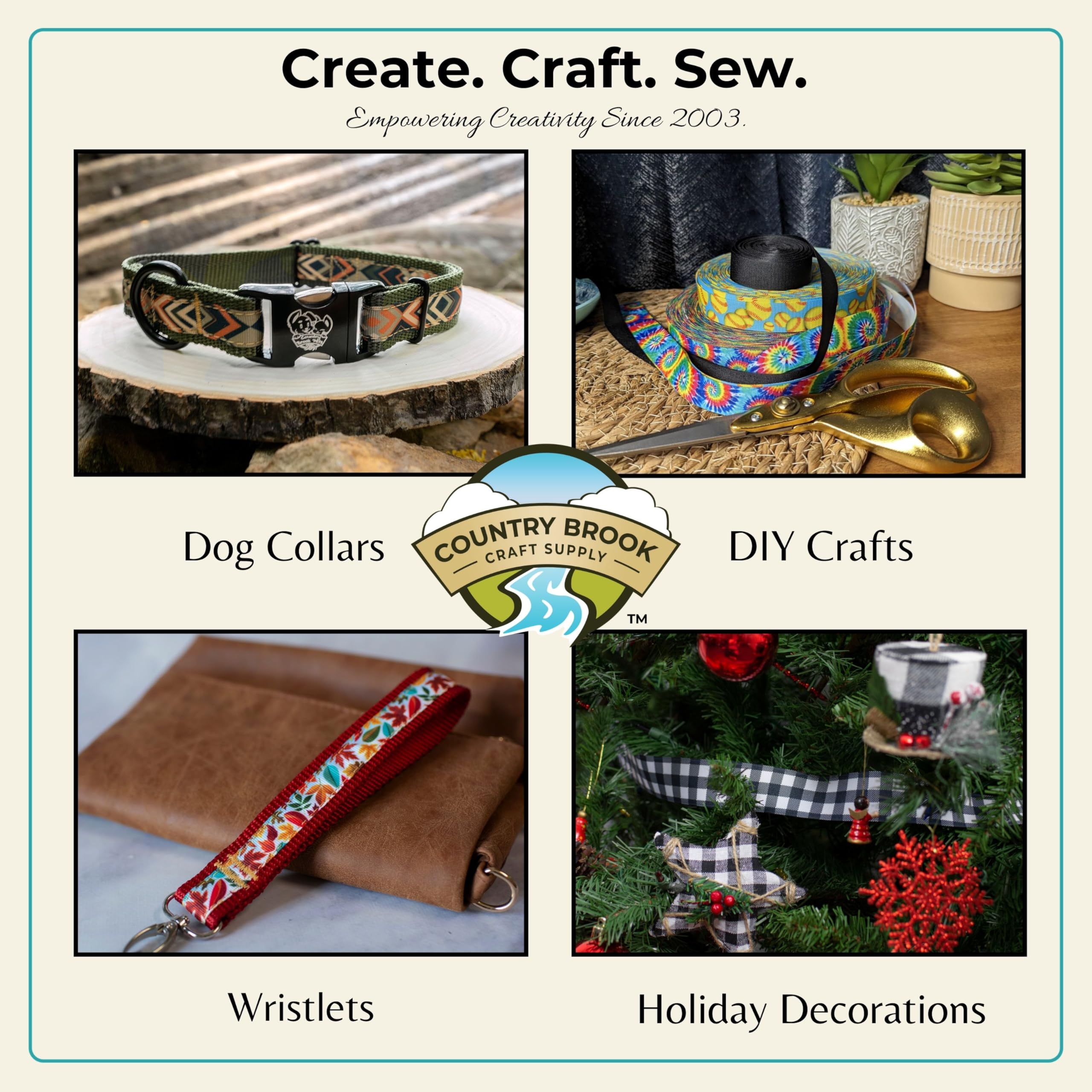 Washable nylon webbing designed for easy care and reuse