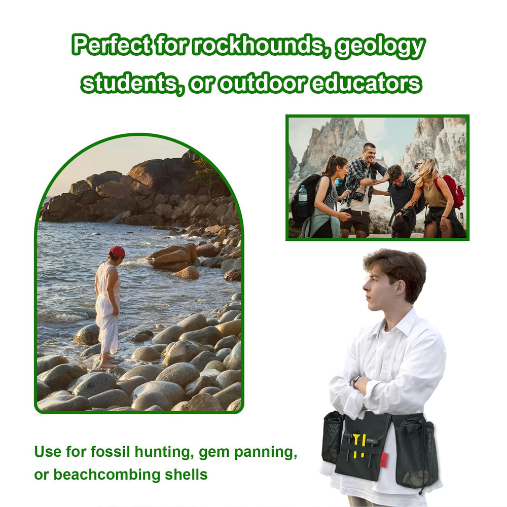 Cover Geny gift-ready outdoor bag ideal for rockhounds, students, and educators.