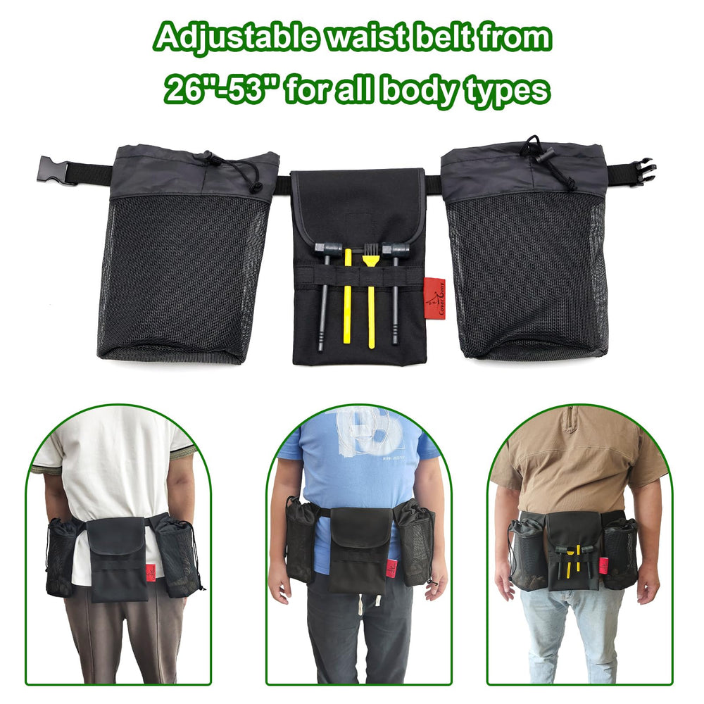 Cover Geny lightweight belt under 0.5 lbs for extended field sessions.