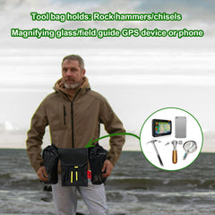 Cover Geny Teslin-mesh rock bags showing breathable, quick-dry drainage for field use.