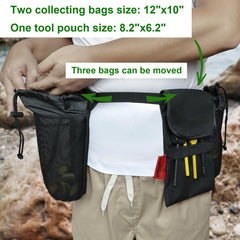 Cover Geny tool pouch keeps geology essentials organized and protected on rocky trails.