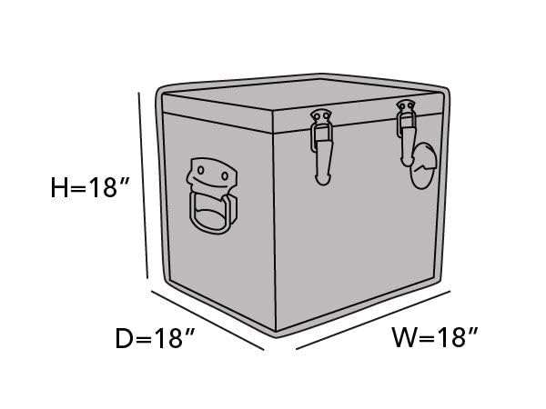 Covermates Classic ice chest cover breathable vent reduces condensation for a dry cooler.