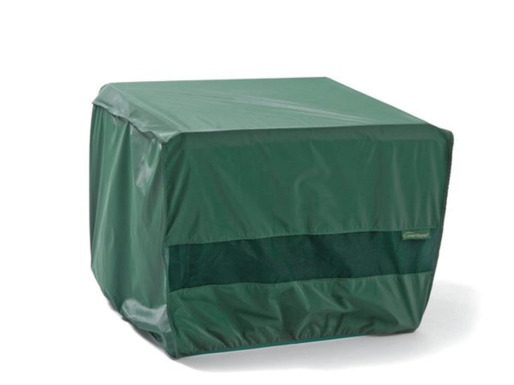 Covermates Classic ice chest cover with elastic hem ensures a secure wind-resistant fit.