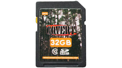 Covert Scouting Cameras 32GB SD card for reliable field data storage.