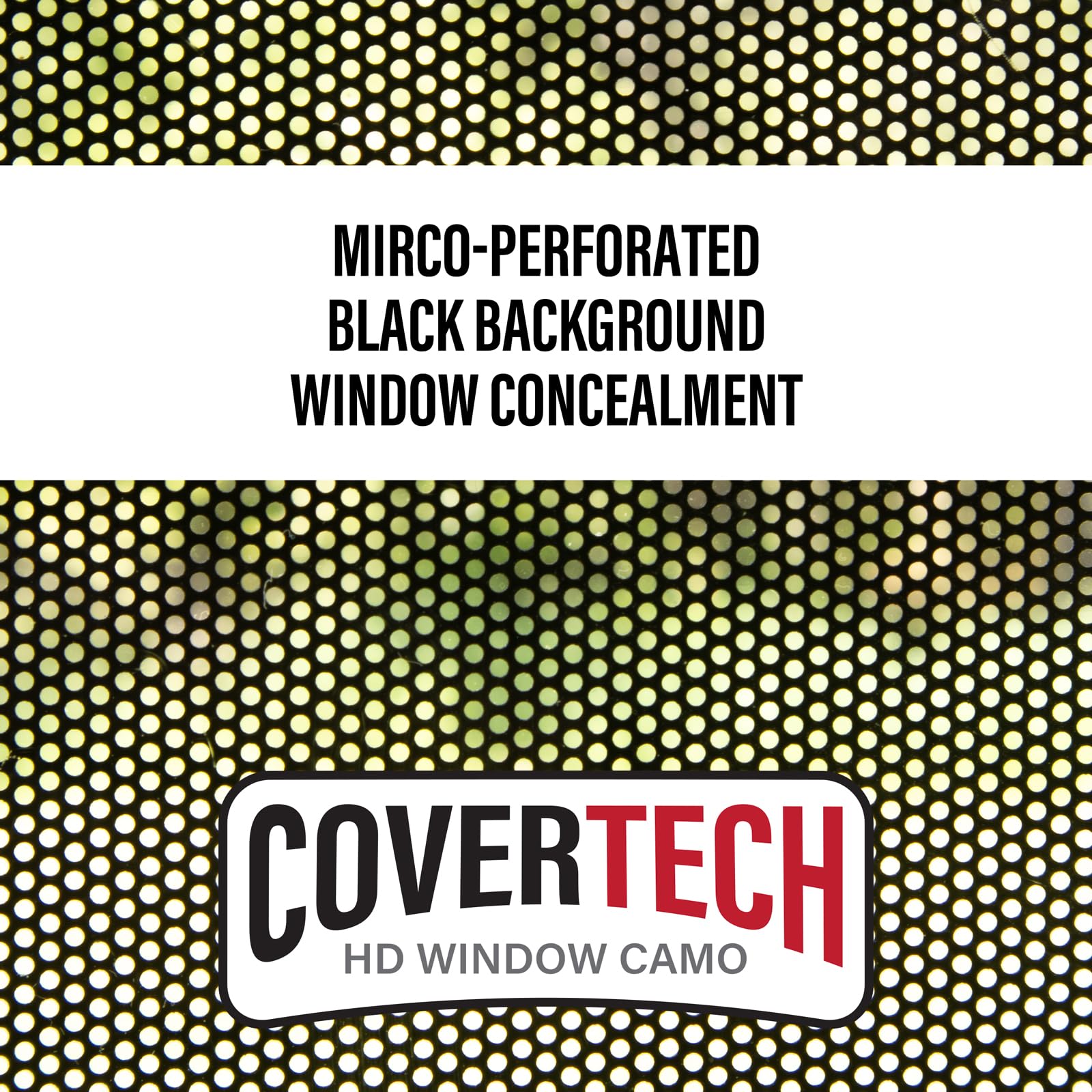 Covertech HD Window Camo outdoor use demonstrates durable concealment