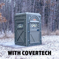 Covertech HD Window Camo printed detail shows HD vinyl print