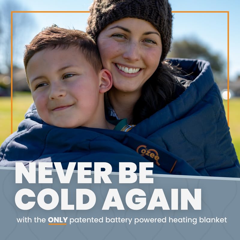 Cozee blanket with a soft micro-plush interior provides cozy warmth and comfort.