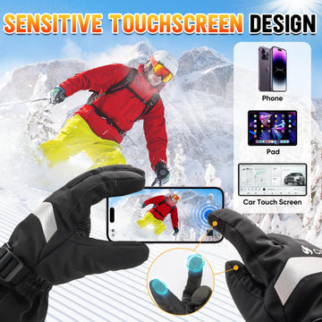 COZII heated gloves anti-slip palm grip for secure handling