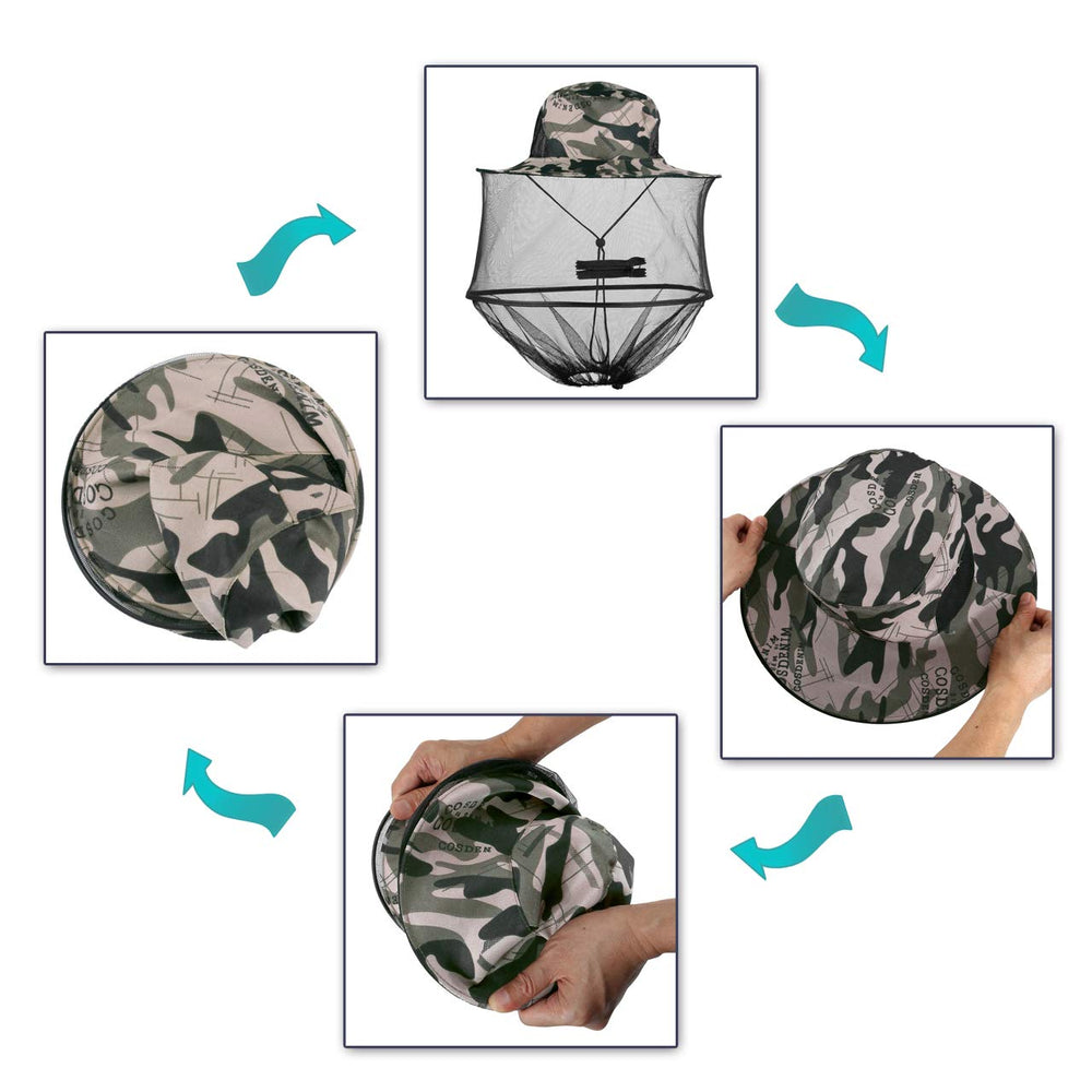 Adjustable buckle and breathable mesh on CozyCabin head net hat