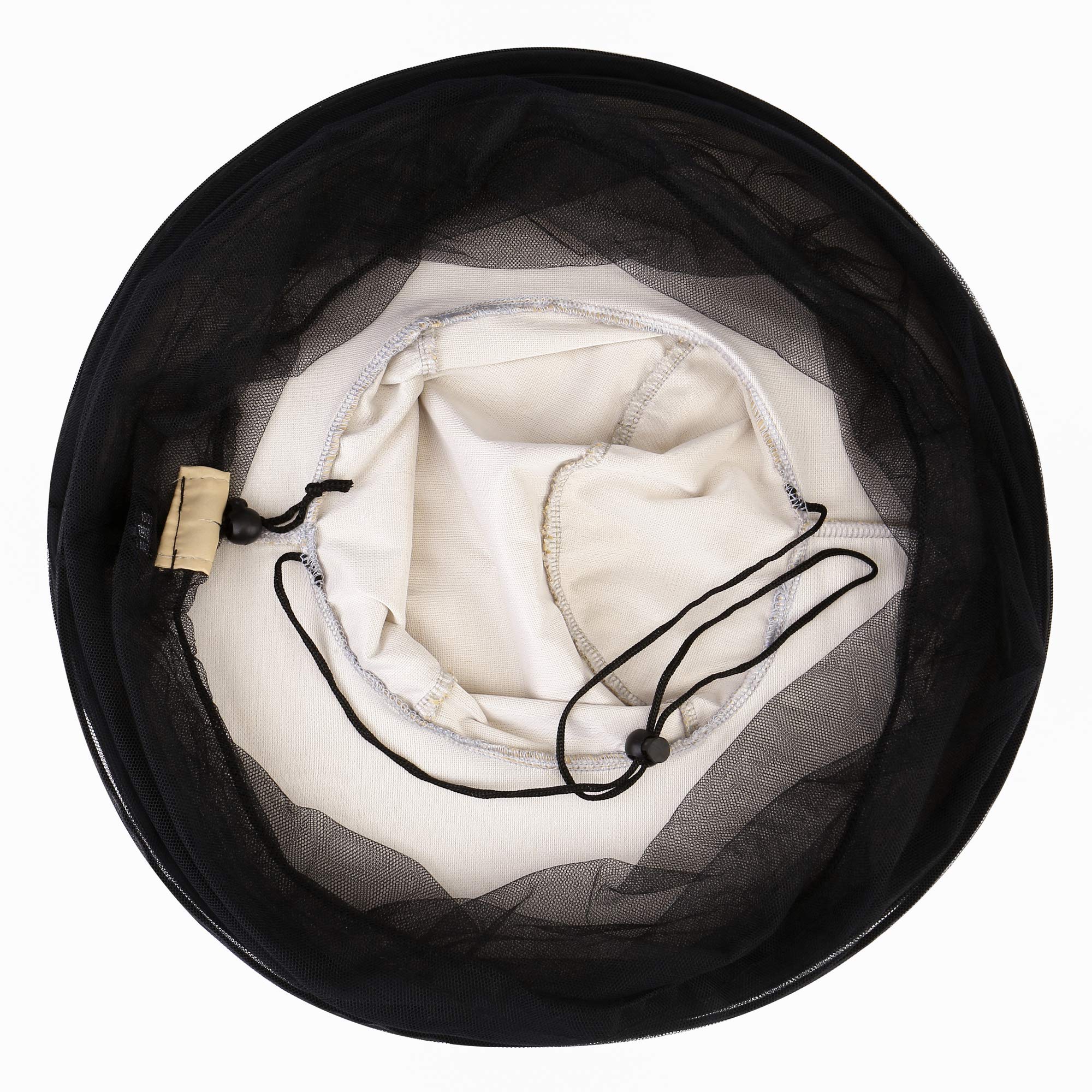 Includes one beige CozyCabin mosquito head net hat