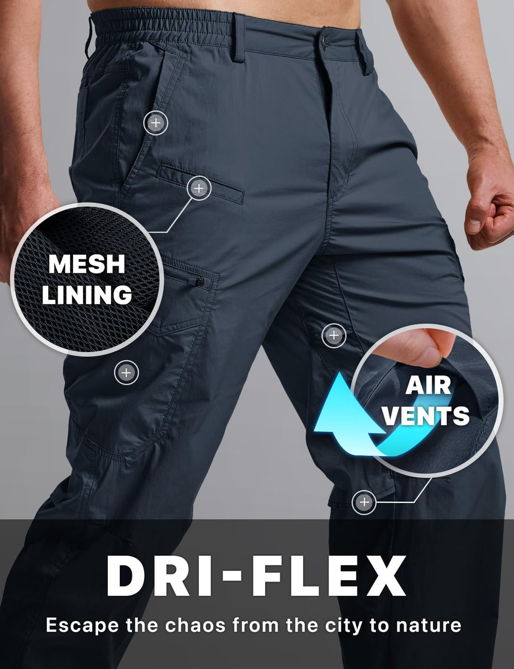 CQR 3D pattern fit close-up highlighting enhanced mobility.